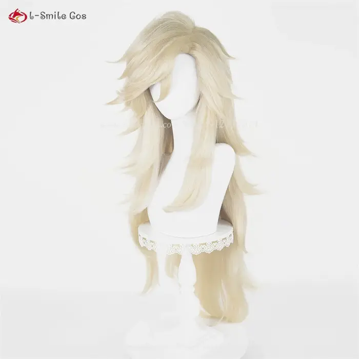 Douma Cosplay perruque 100 cm perruques dorées pour hommes femmes unisexe