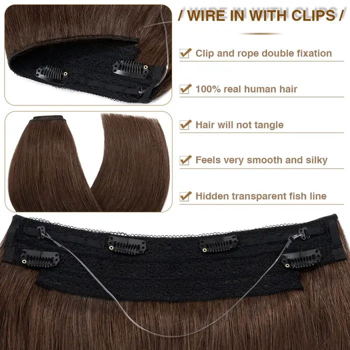 S-noilite-Extensions de Cheveux Blonds à Double Proximité Wn