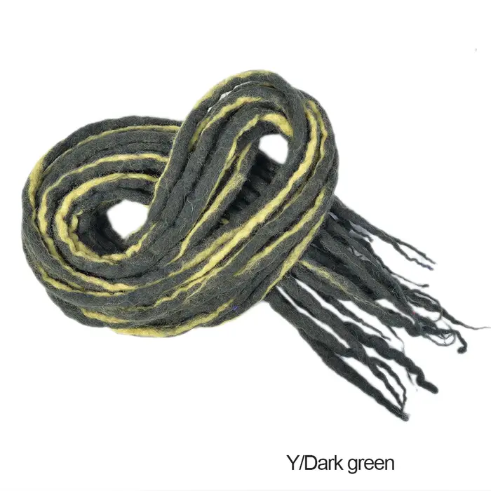 Pour cheveux Double extrémités doux Dreadlocks Extensions de cheveux synthétique tressage cheveux po