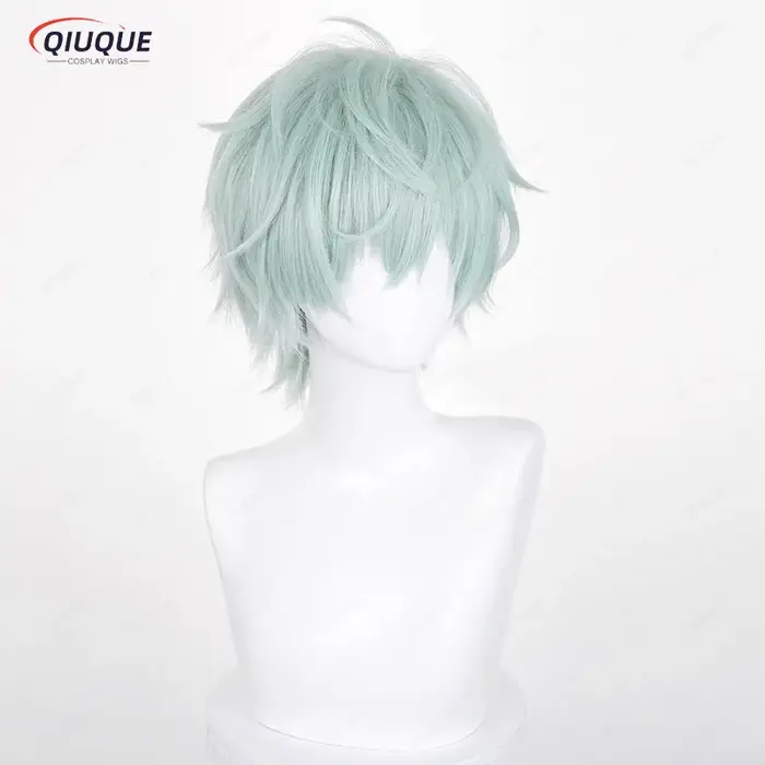 Anime jusqu'à Cosplay perruque 3 types de cheveux courts styles