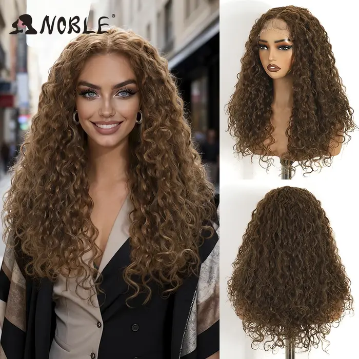 Perruque Lace Front Wig synthétique Noble 22 pouces