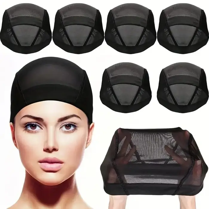 Bonnet de perruque en maille Spandex, dôme, plus facile à coudre dans les cheveux, bonnet de tissage