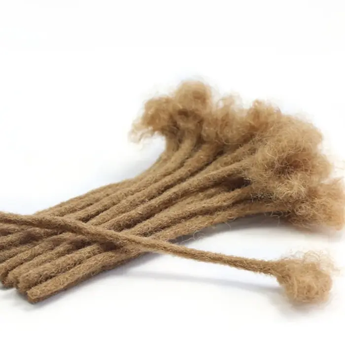 Extensions de cheveux humains colorés Dreadlock de 0.6 cm