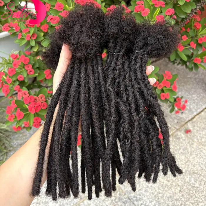 100% Extensions de cheveux humains Inter Loc 0.6 cm de largeur 4-8 pouces 50 brins