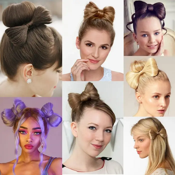 Pince à Cheveux Synthétique avec Nministériels d Papillon pour Chignon
