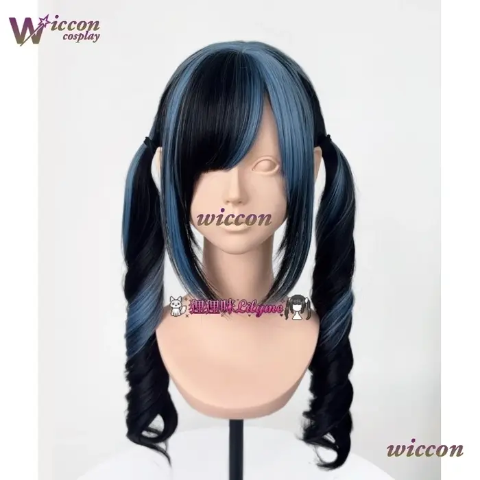 Perruque synthétique de Cosplay Anime Misamisa Jirai Kei pour filles