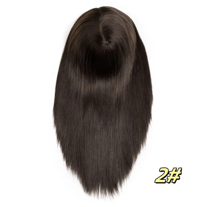 Prothèse capillaire pour femmes, toupet en PU, système de remplacement de cheveux humains pour femme