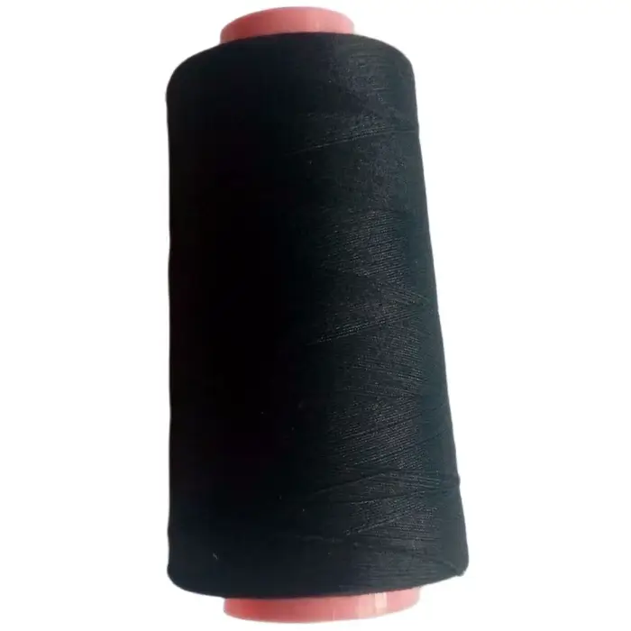 25 aiguilles en C avec 1 rouleau de fil de coton noir pour tressage de cheveux