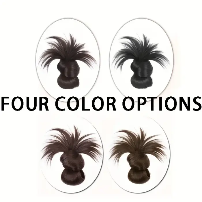 Chignon synthétique élégant à demi-cravate de 8 pouces, avec pince à griffes, perruque en plumes de
