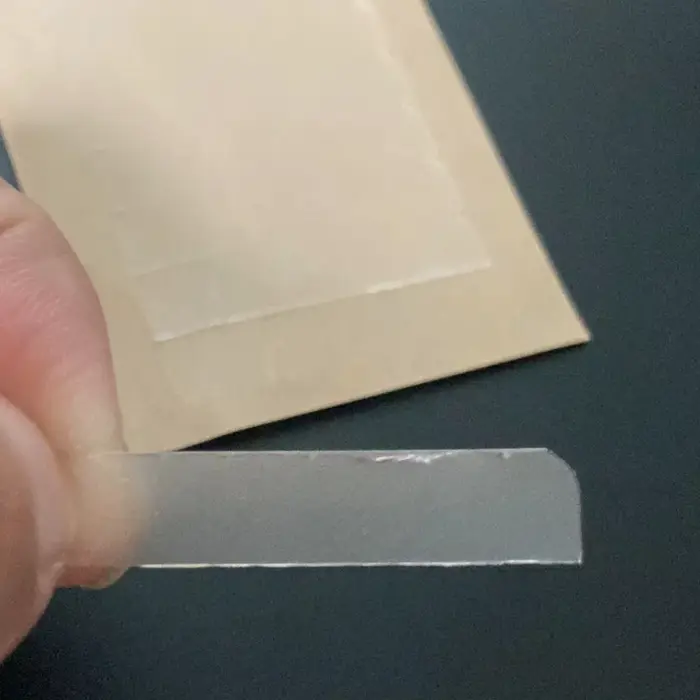 5 feuilles de 60 languettes de ruban adhésif simple face 4cm*0.8cm pour extensions de cheveux et per