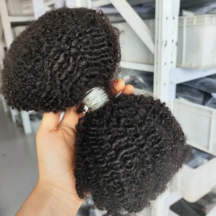 Cheveux humains 4C Afro Kinky Bulk Premium de 18 pouces pour femmes