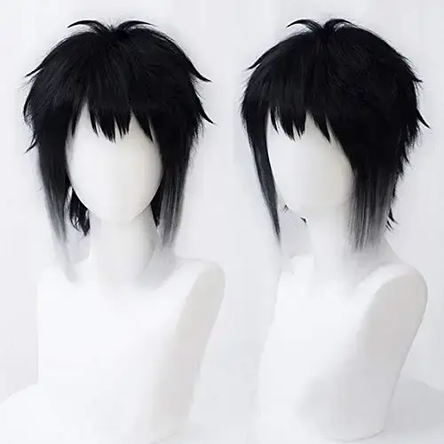 Perruque de cosplay Akutagawa Ryunosuke pour hommes