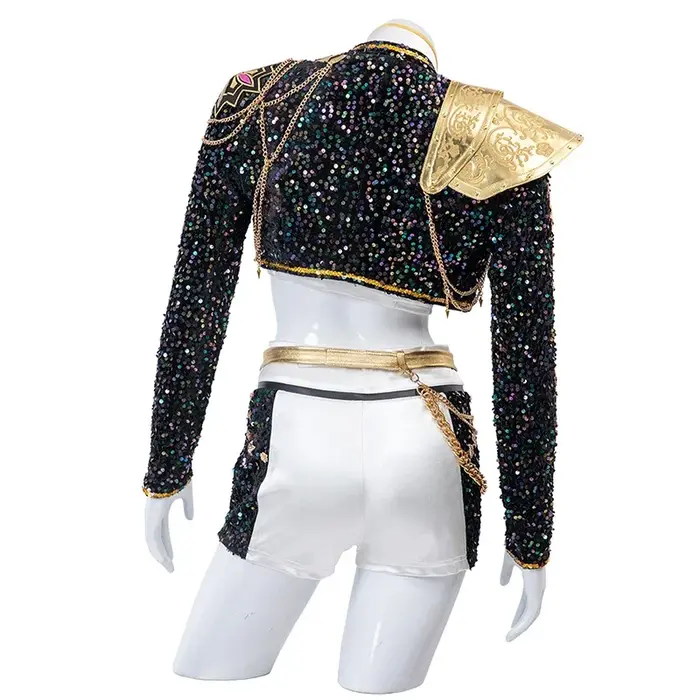 Perruque de Costume de Cosplay KPop Rumi pour Halloween