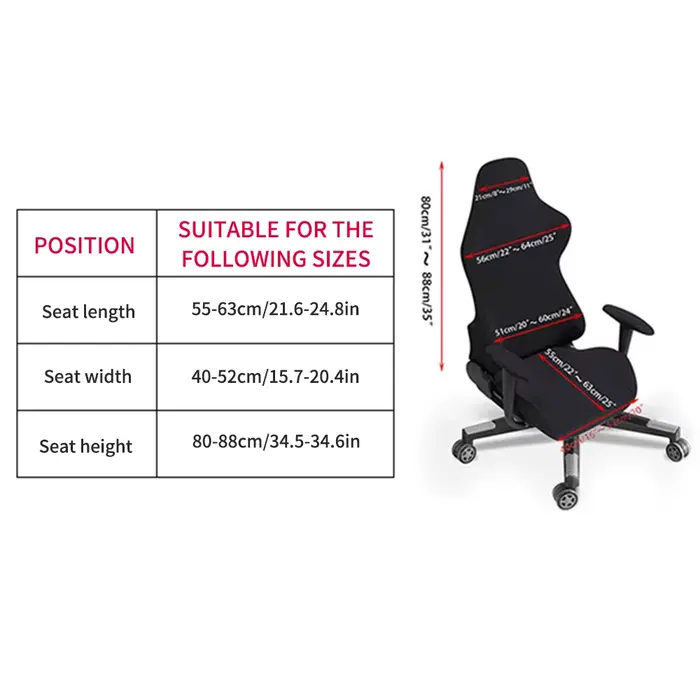 Housse de chaise de jeu-housse de siège
