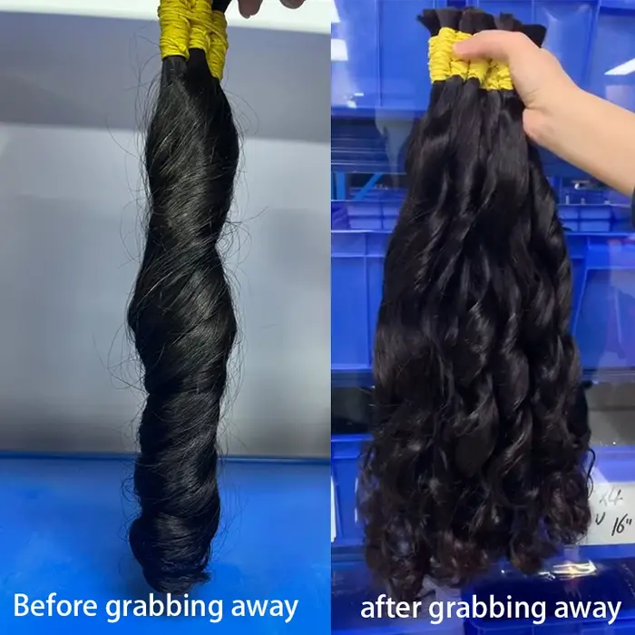 Extensions De Cabelos Humano indien Vietinamita Original naturel Brasileiro Cacheados Para Mega cheveux crus