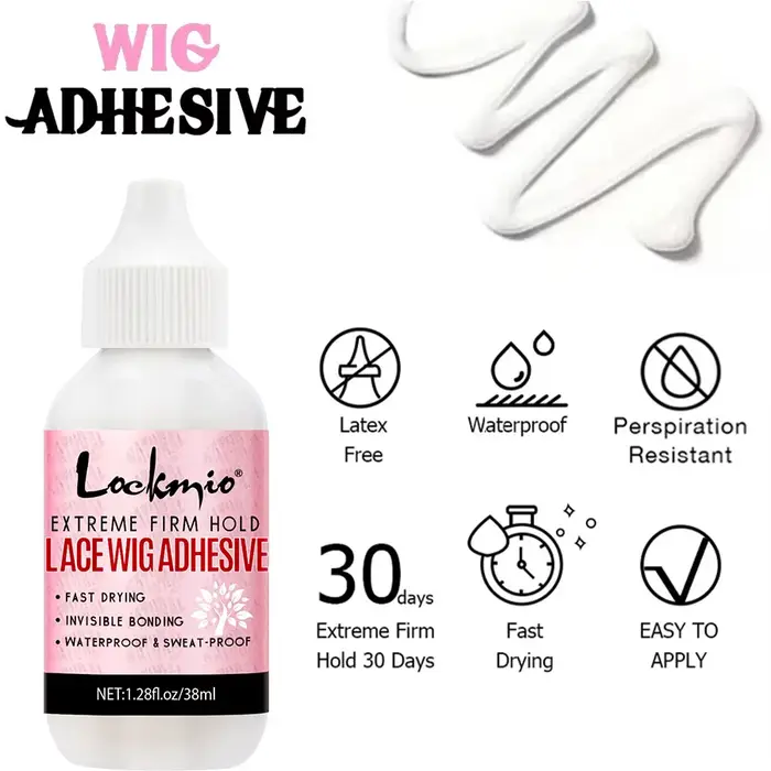 Colle pour perruque, liaison adhésive imperméable