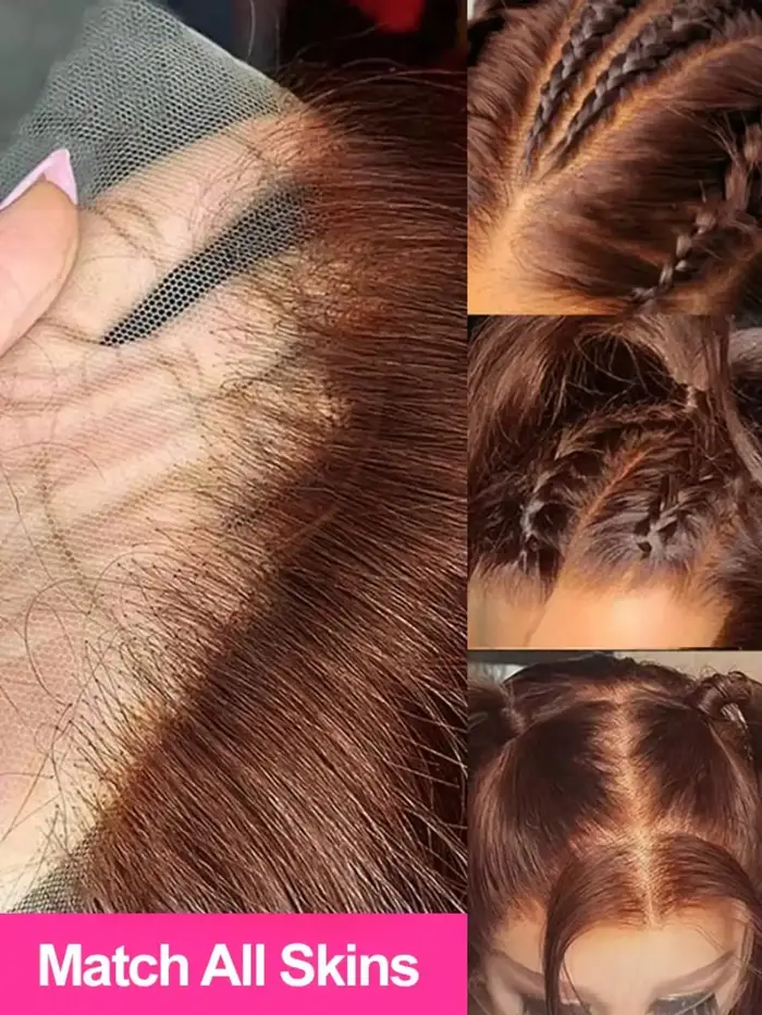 Perruque Lace Frontal Wig naturelle lisse