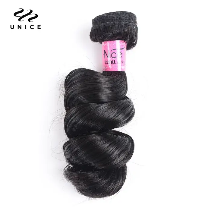 Tissage en lot brésilien Remy 100% naturel-UNice Hair Company, cheveux humains, adt wave, document n