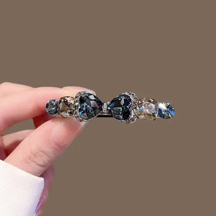 Barrette à cheveux en cristal de qualité supérieure