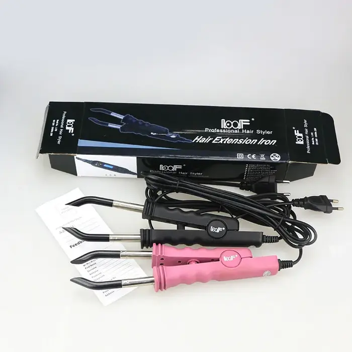 Outils de liaison de kératine de fer d'extension de cheveux connecteur de chaleur de Fusion Machine température