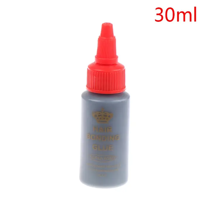 Colle à tisser professionnelle noire pour extension de cheveux, 1oz/2oz