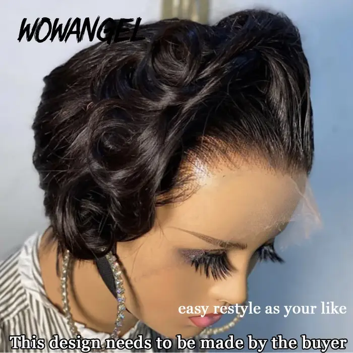 Perruque Bob Lace Front Wig naturelle brésilienne