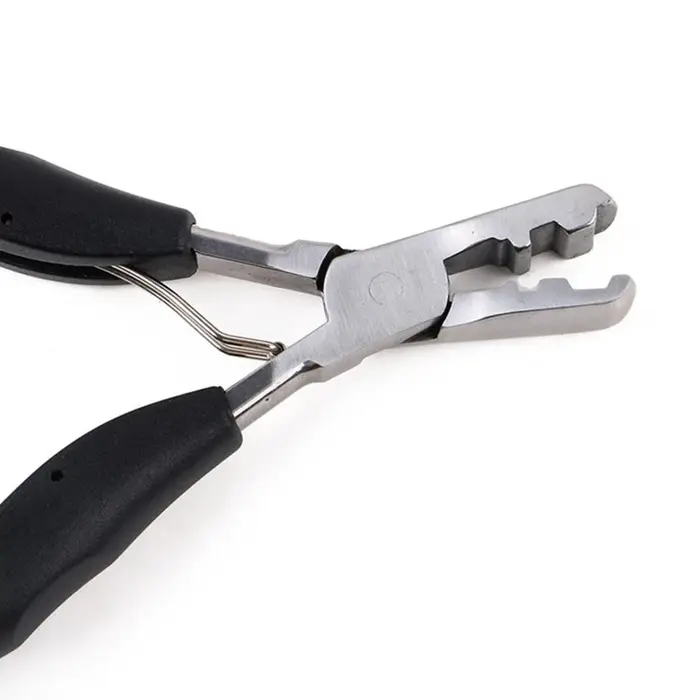 Pince de qualité professionnelle pour extensions de cheveux à la kératine