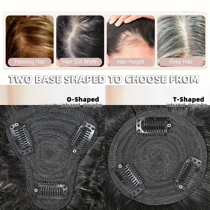 Pince à cheveux avec frange-Topper