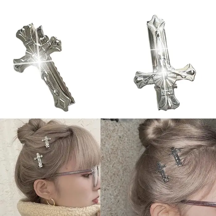 Pince à cheveux simple antirouille