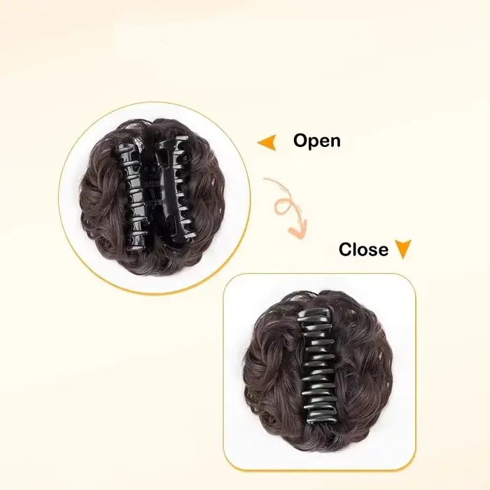 Sunslymei cheveux synthétiques Chignon pince à saisir