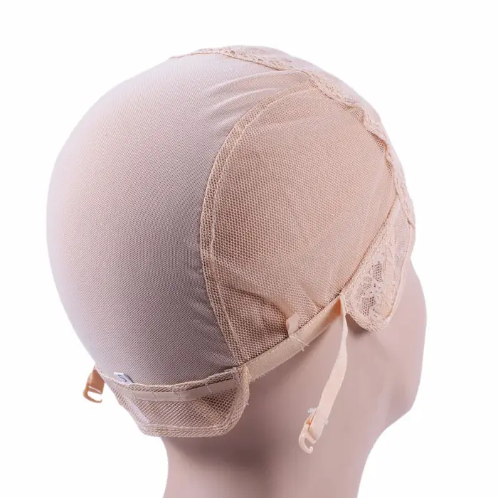 Bonnet de perruque blonde pour perruques exécutives avec sangle réglable à l'arrière