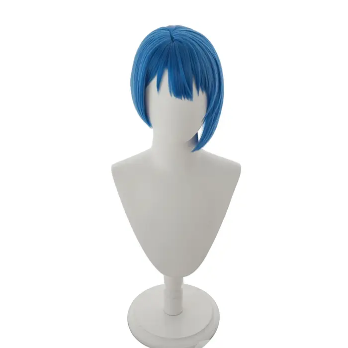 Perruque de cosplay AniHut bleue de 32 cm de Kiritani Haruka