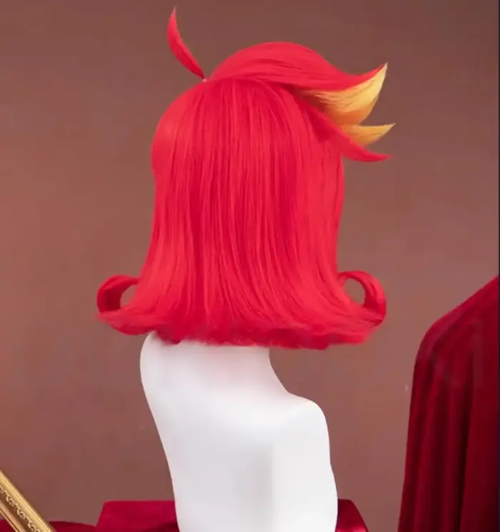 Cosplay Niffty perruque Anime fête Halloween noël carnaval perruque rouge