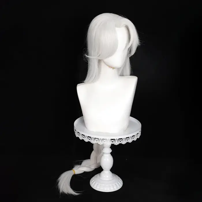 Reine perruque Anime TO BE HERO X Cosplay femmes 100 cm cheveux blancs