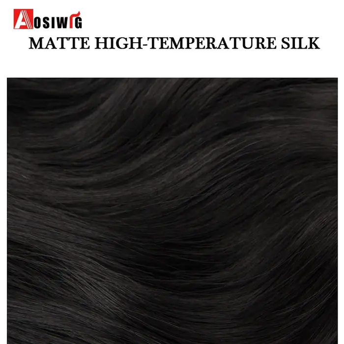 Extension de Cheveux Synthétiques Longs et Lisses en Forme de V