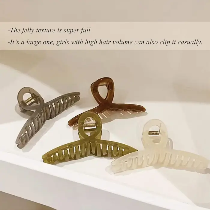 Grands pinces à cheveux papillon pour femmes