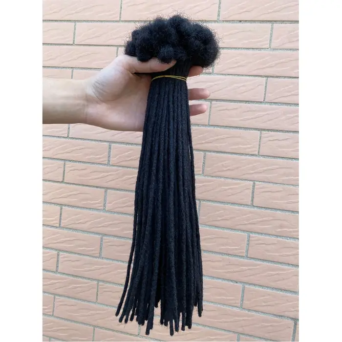 0.2/0.4/0.6/0.8 cm Extensions de dreadlocks de cheveux humains
