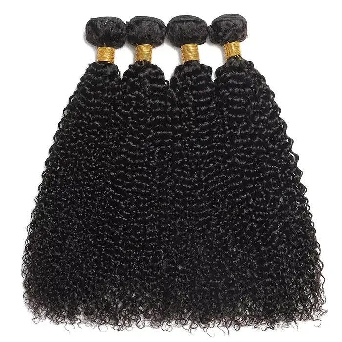 Extensions de Cheveux Humains Ondulés Profonds, Lots de Cheveux Bouclés Birmans, Cheveux Naturels On