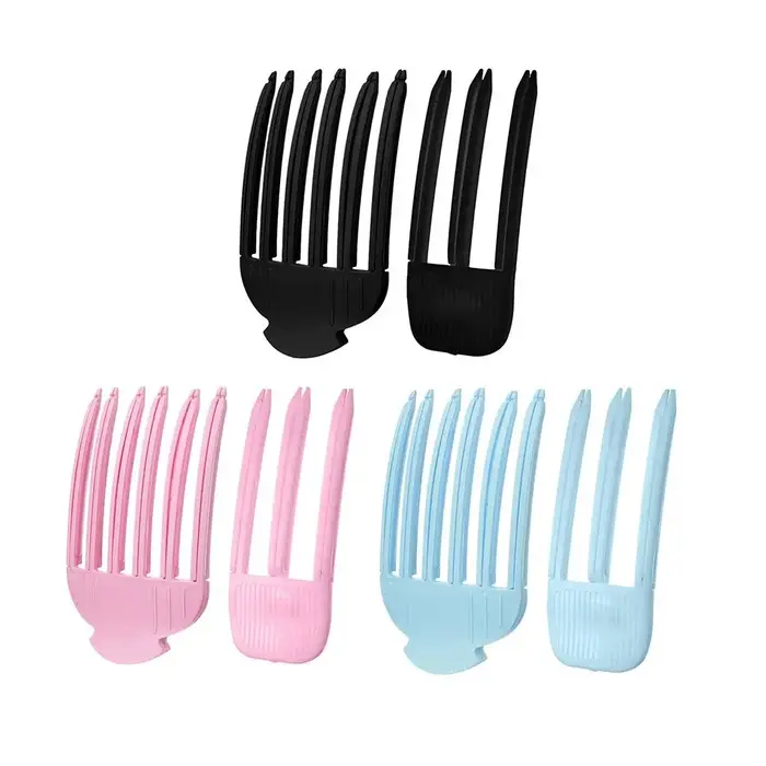 Épingle à cheveux moelleuse frangue à friser Clips racines