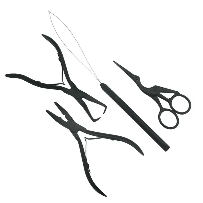 Kit de pinces d'extension de cheveux multifonctions
