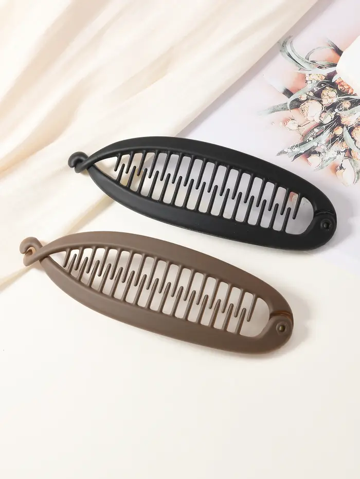 Pince banane ambre pour grand Volume de cheveux