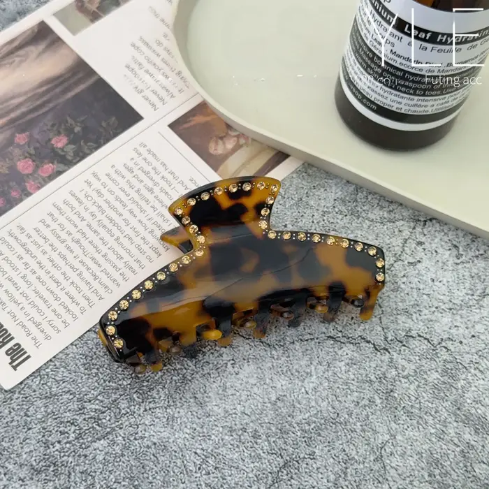 Pince à cheveux rétro requin pour femme