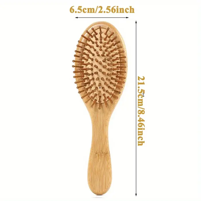 Brosse à cheveux en bois pour favoriser la croissance des cheveux