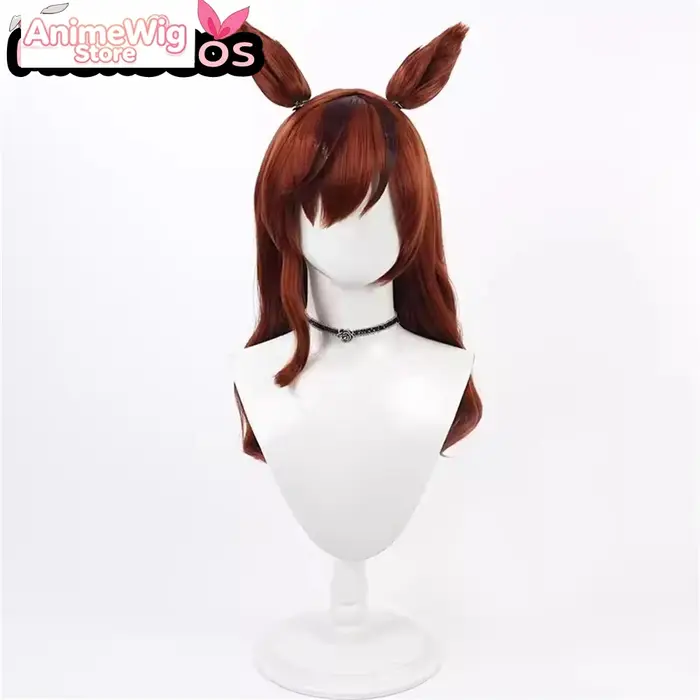 Perruque de cosplay Nice Nature avec oreilles et queue MiukoCosplay du jeu Umamusume: Pretty Derby
