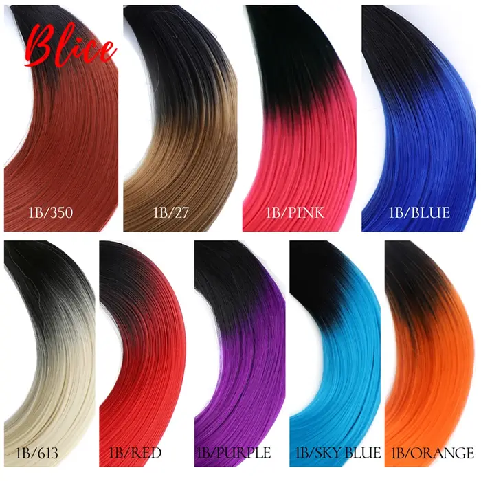 Blice-Bundles d'extensions de cheveux synthétiques pour femmes