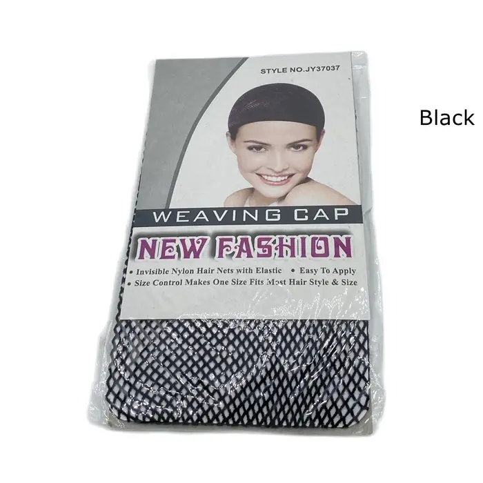 20 paquets nouvelle mode tissage casquette extensible élastique filet à cheveux haut ouvert Snood pe