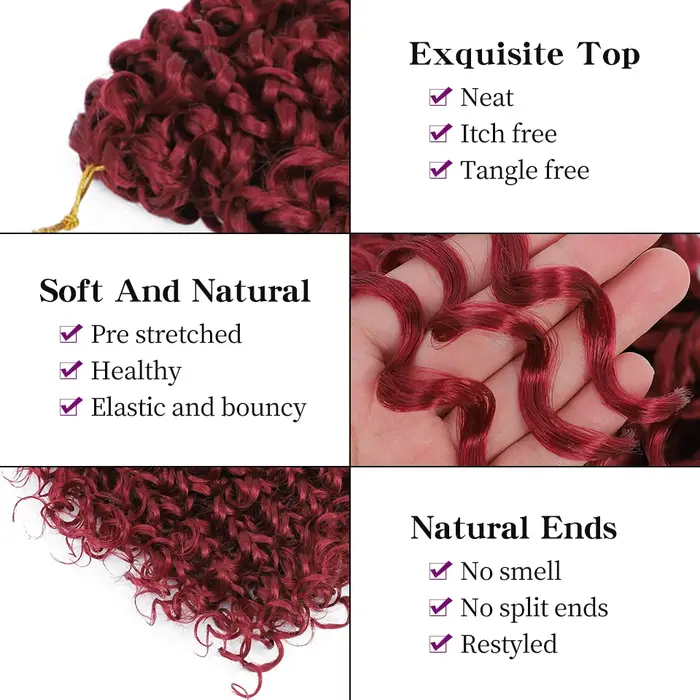 Crochet cheveux Afro boucles tressage Extension
