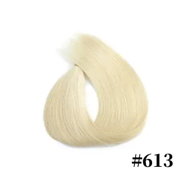 Extensions de ligne de poisson de cheveux humains une pièce 12-26 pouces # 130 blond mis en évidence pour une couverture dimensionnelle du cuir chevelu