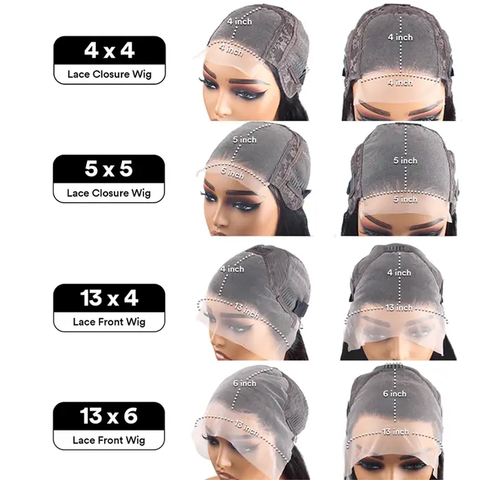 Perruque Brésilienne Naturelle Ondulée pour Femme, Cheveux Humains, 13x4, 13x6, 30 32 Pouces, 4x4, 5