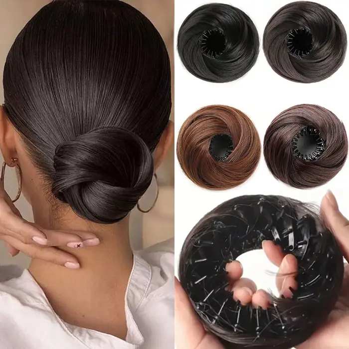 Chignon synthétique perruque Extensions
